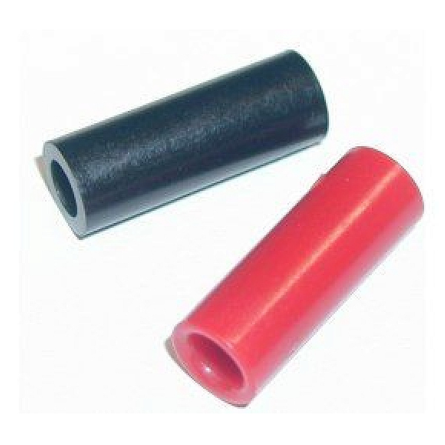 Bananų jungtis 4 mm 42 V 2 A juodu laidu CO/CX-BAN2/F-BL (4040849113789)