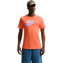 Men's T-shirt Nike Nsw Tee Icon Futura orange AR5004 835 (M)