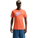 Vyriški marškinėliai Nike Nsw Tee Icon Futura oranžinė AR5004 835 (M)