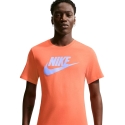 Miesten T-paita Nike Nsw Tee Icon Futura oranssi AR5004 835 (M)
