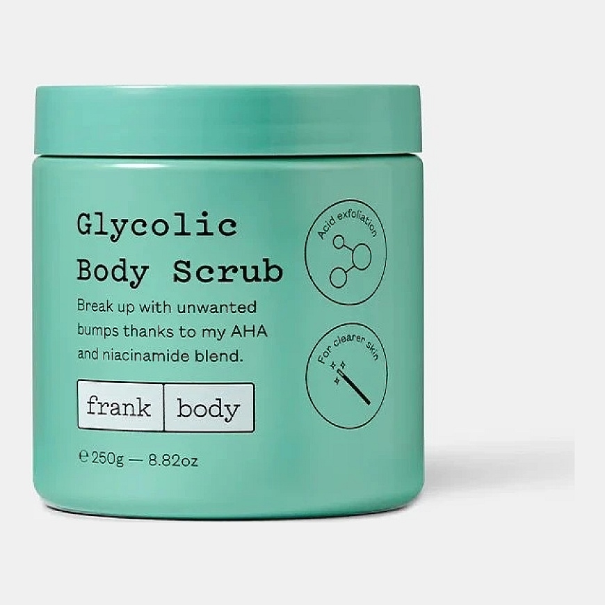 Frank Body Glycolic Smoothing Body Scrub, 250 ml