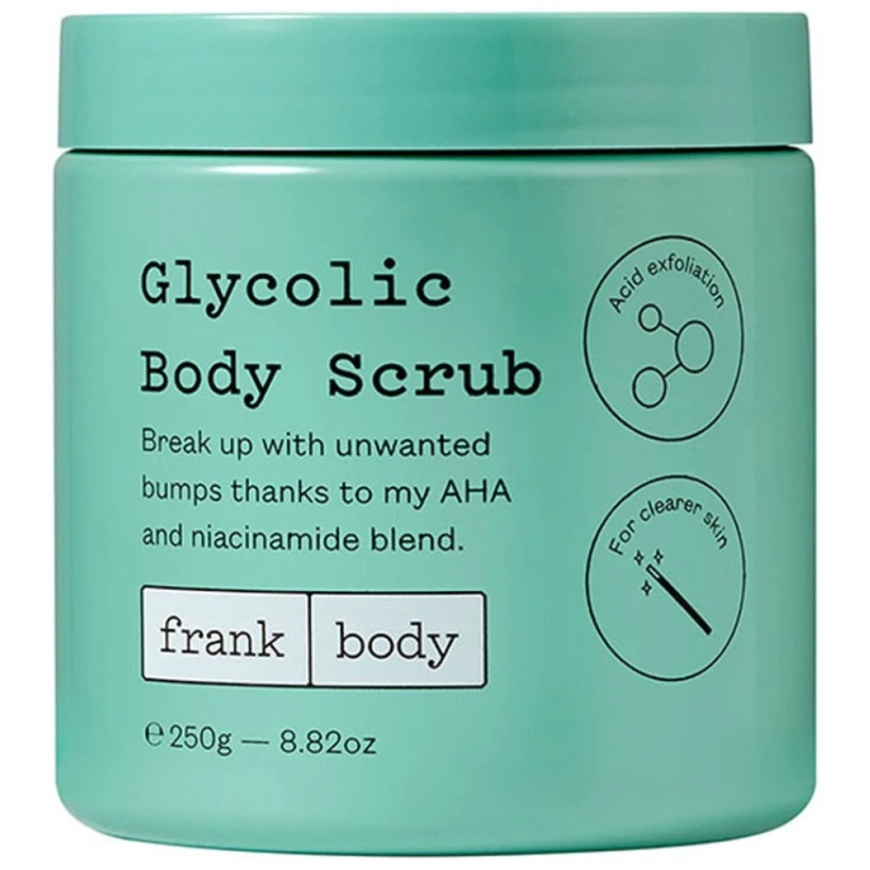 Frank Body glikoliskā izlīdzinošā ķermeņa skrubis, 250 ml – 4