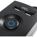 Plastrol Profesionalus ilgintuvas su saugikliu ir apsauga nuo viršįtampių, 5 lizdai, 2 USB prievadai, ilgis 5 m, 10 A, 230 V, 23 Plastrol Profesionalus ilgintuvas su saugikliu ir apsauga nuo viršįtampių, 5 lizdai, 2 USB prievadai, ilgis 5 m, 10 A, 230 V, 23