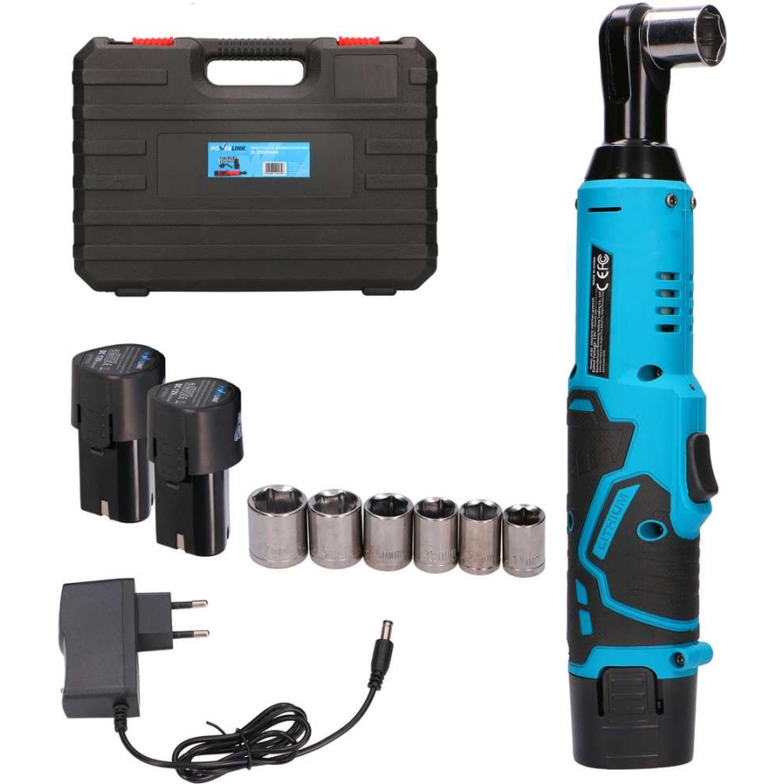 "Extralink Powerlink" | Impact Wrench | cordless, brushless, ratchet, 2 batteries
