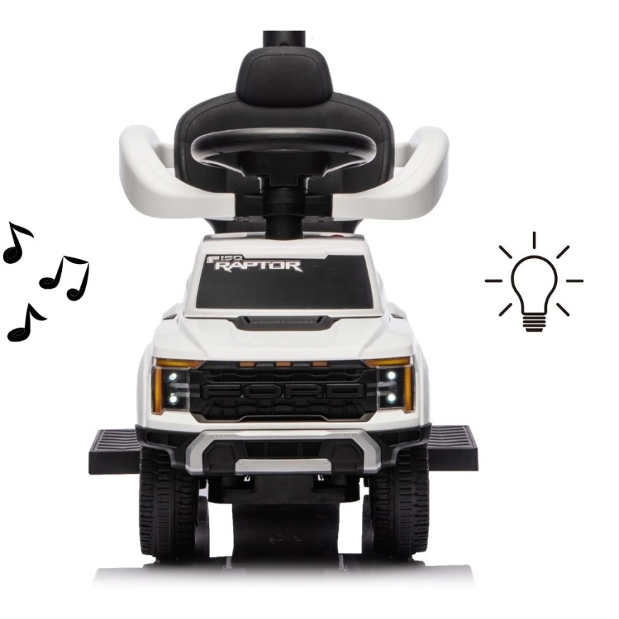 Milly Mally Коляска с ручкой Ford F-150 3в1 Белый – 4