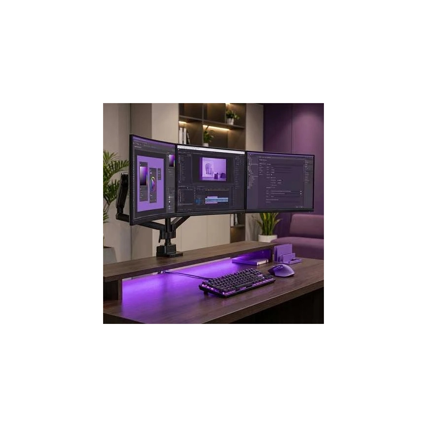 3 Monitor Holder Spacetronik SPA-H130 – 2