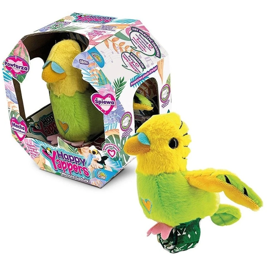 Cobi Interactive Soft Plush Golden Parakeet Happy Yappers – 2