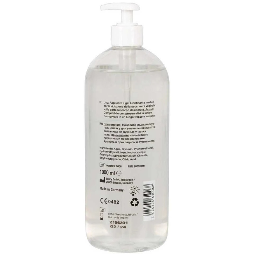 Just Glide Water-based Lubricant, 1000 ml – 5