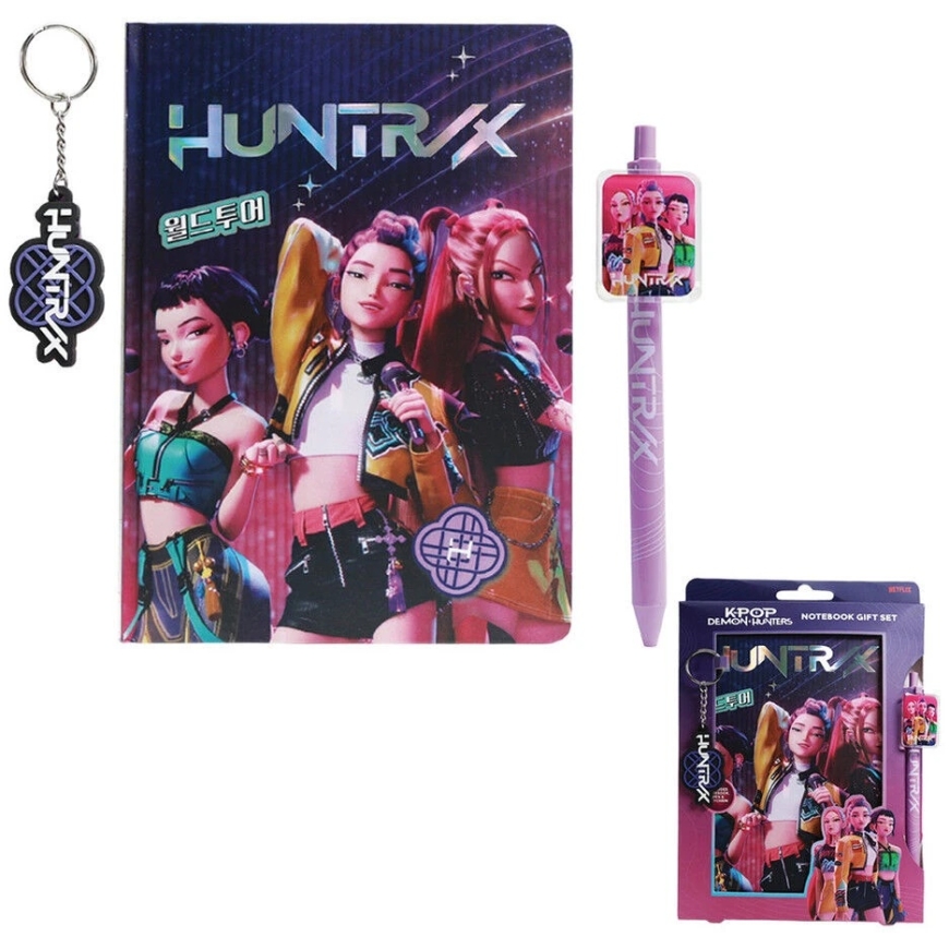 Kids Euroswan – litsentsitud tarvikud Mälestuste raamat Huntrix K-POP Demon Hunters