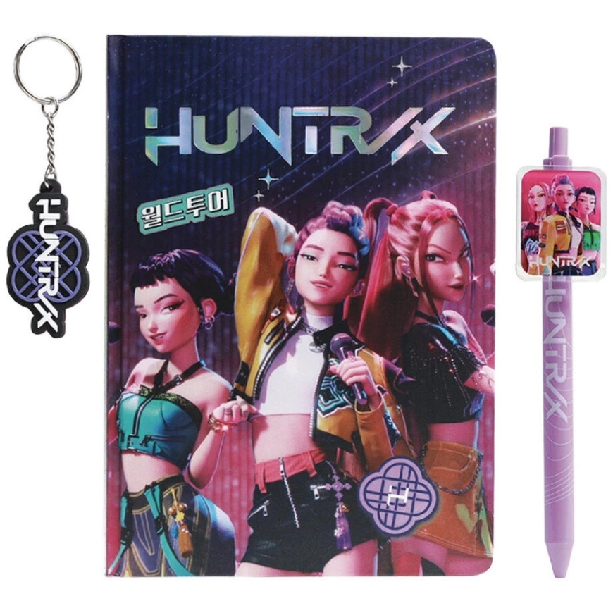Kids Euroswan – lisensoidut lisävarusteet Muistivihko muistoesineillä Huntrix K-POP Demon Hunters – 2