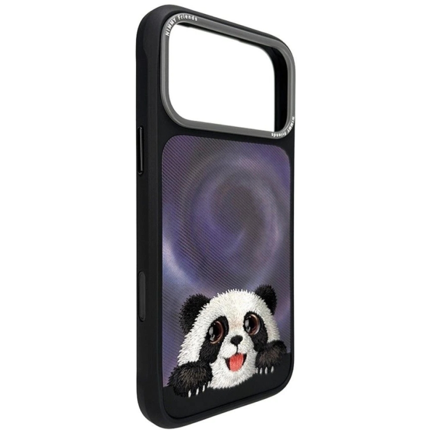 NIMMY Case BIG EYED LYING GIANT PANDA, compatible with MagSafe, for IPHONE 18 Pro/17 Pro, black – 5