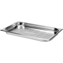Yato Toya Sa Polija Perforēts gastronomiskais trauks GN 1/1 | 530 × 325 × 40 mm | Nerūsējošais tērauds | 5,5 l (YG-00341)