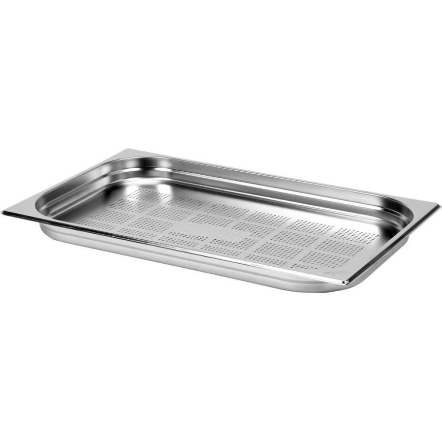 Yato Toya Sa Poola Perforeeritud gastronoomiline konteiner GN 1/1 | 530 × 325 × 40 mm | Roostevaba teras | 5,5 l (YG-00341)