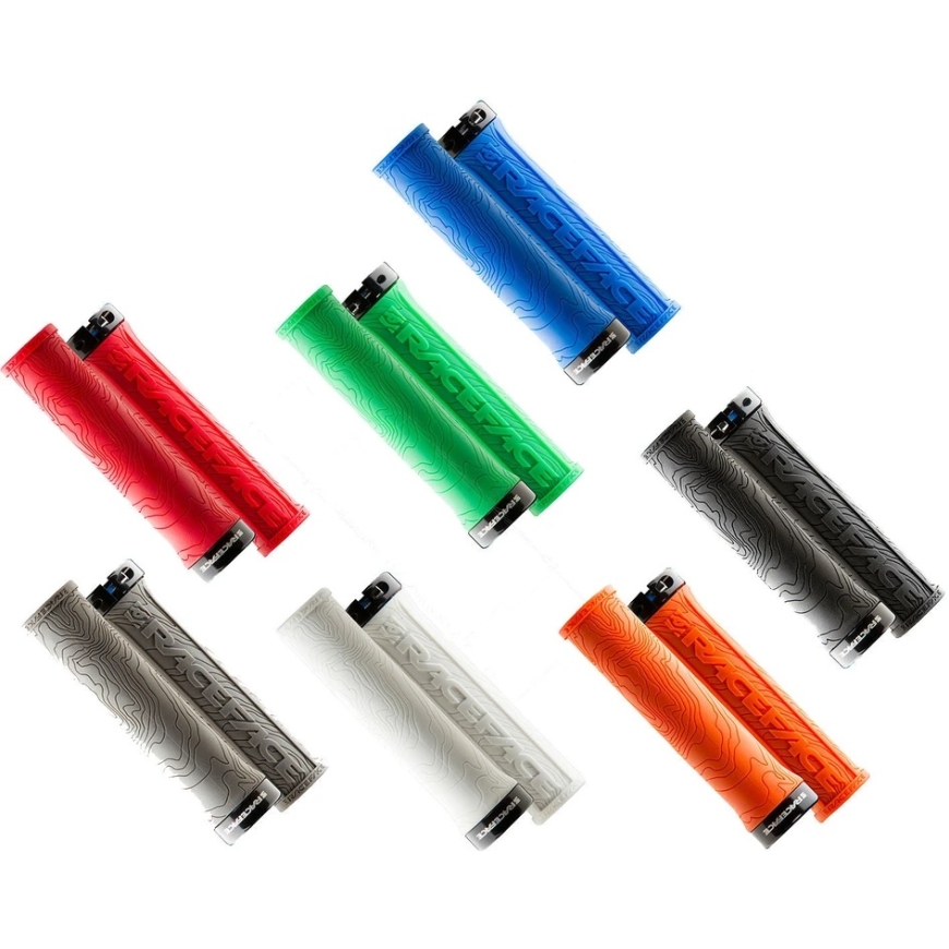 Race Face grips - HALF NELSON, SINGLE LOCK ON turquoise – 3