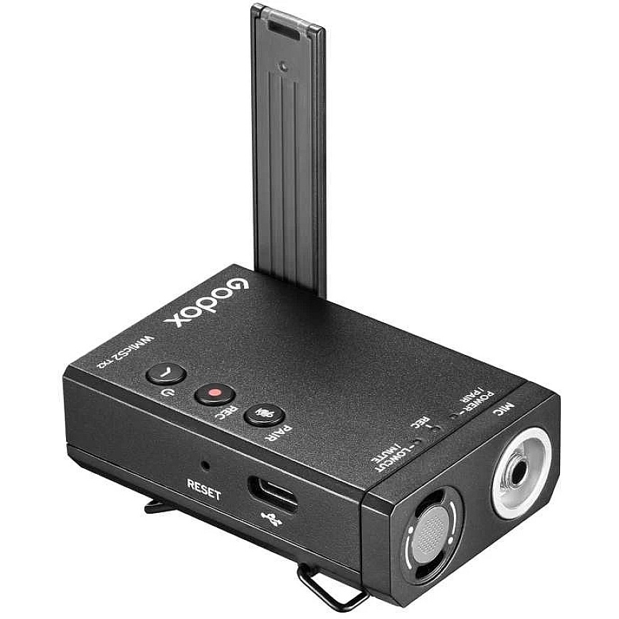 Audio Equipment - Godox WMicS2 TX2 UHF Wireless Transmitter, 770mAh, 200m Range – 2