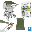 "Reer SafeShine" – aurinkosuoja, rattaiden suojus UV-suojalla, UPF80+ | Chaki väri "Reer SafeShine" – aurinkosuoja, rattaiden suojus UV-suojalla, UPF80+ | Chaki väri