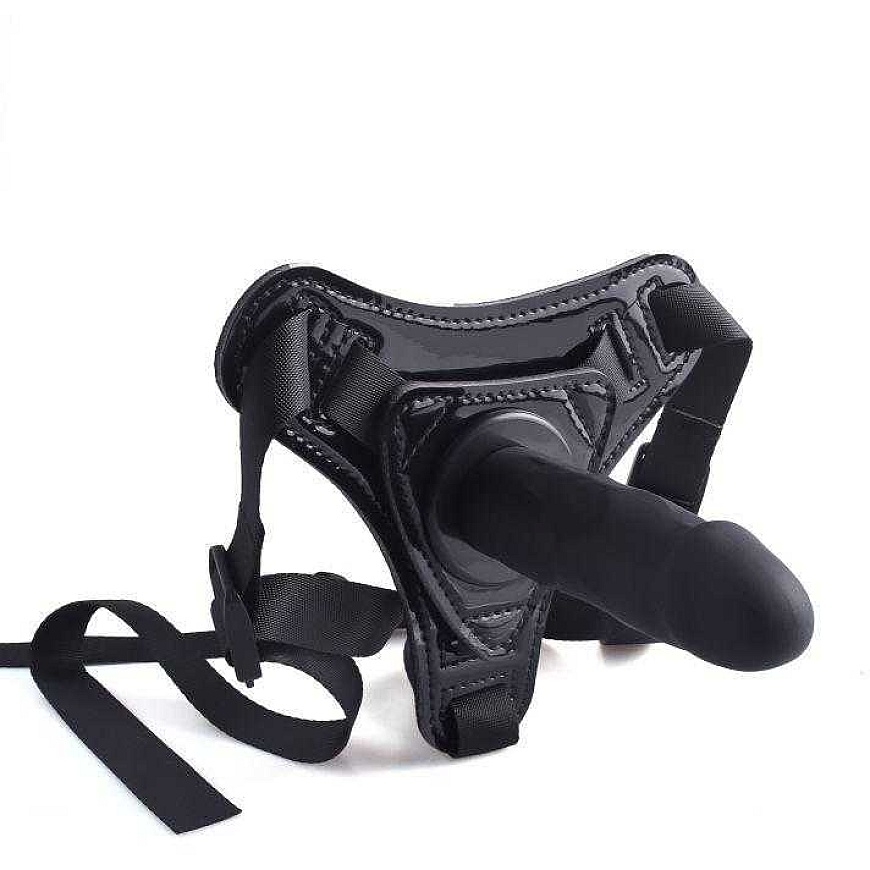 Toyz4Lovers Black Adhesive Panties with Silicone Dildo 10 cm – 3