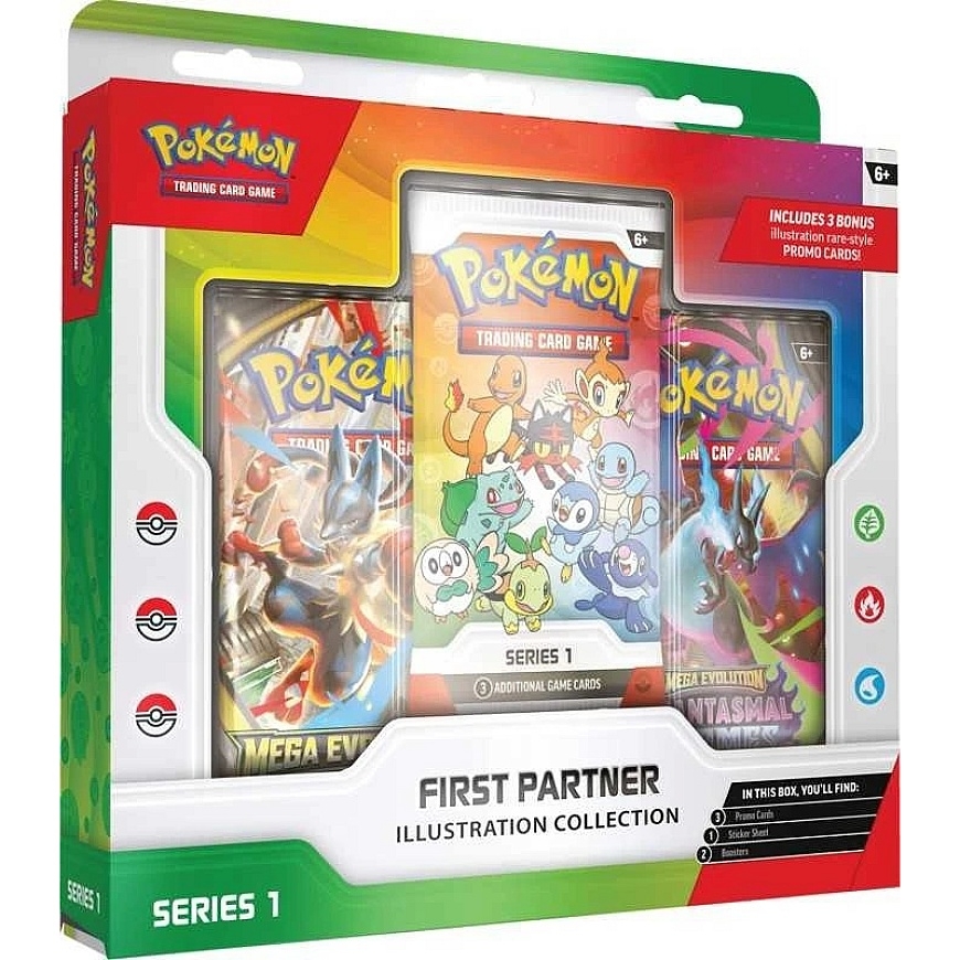 „Pokemon Pokemon TCG“ – pirmojo partnerio iliustracijų papildymo kolekcija 1