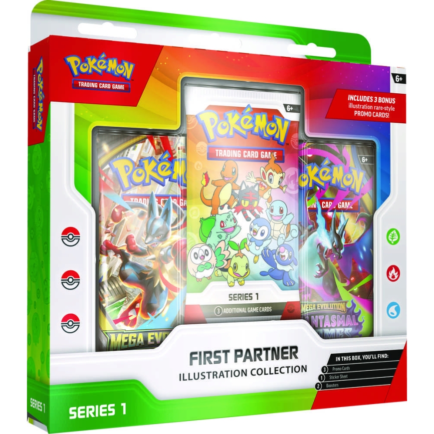 "Pokemon Pokemon TCG" – esimese partneri illustreerimise laiendamise kollektsioon 1 – 5