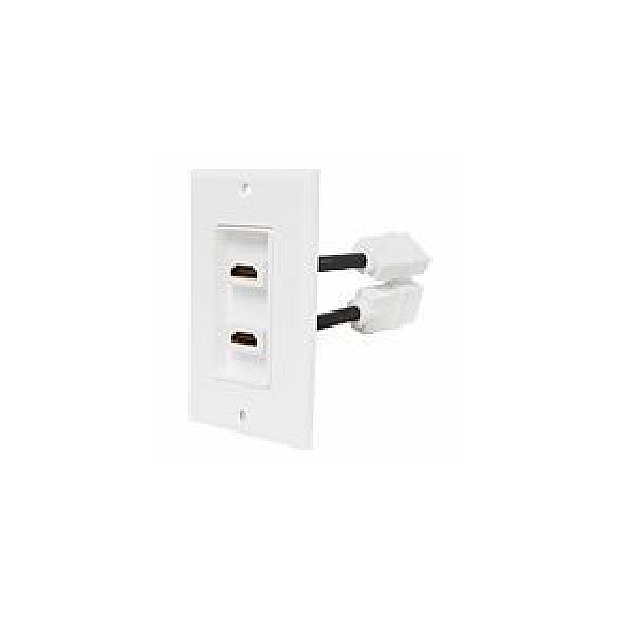 HDMI sienas rozete 2 ligzdas