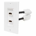 HDMI настенная розетка 2 гнезда HDMI настенная розетка 2 гнезда