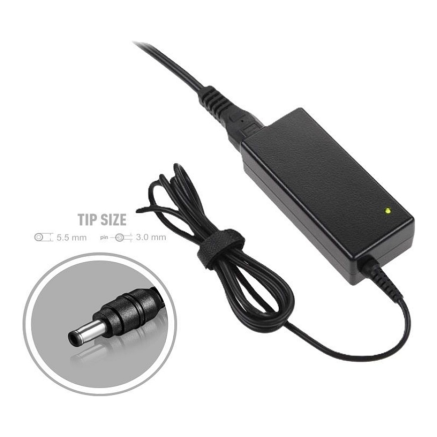 Kantav sülearvuti laadija 19V 3.15A 5.5x3.0mm + keskus SAMSUNG