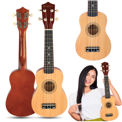 Luna Guitars SUPRIMO UK21 NW Soprano Ukulele 21" Natural Wood