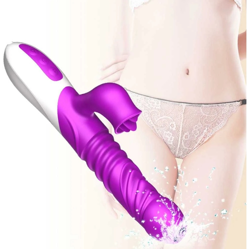 B seeria Fox B seeria kuumutatav vibraator libiseva üles-alla liikumisega – 5