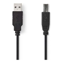 USB 2.0 kabelis A jungtis - B jungtis 3 0 m Juoda spalva CCGP60100BK30 (5412810274727)