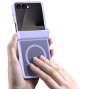 DUX DUCIS YIND case, compatible with "MagSafe", designed for SAMSUNG Z Flip 8, light purple DUX DUCIS YIND case, compatible with "MagSafe", designed for SAMSUNG Z Flip 8, light purple