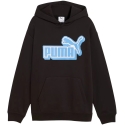 Bluza vaikams Puma Ess Logo Lab Relaxed Hoodie juoda 694674 01 (140cm) Bluza vaikams Puma Ess Logo Lab Relaxed Hoodie juoda 694674 01 (140cm)