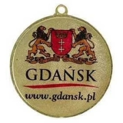 Tryumf Kuldmedal embleemi kohaga 50 mm - Terasmedal Luxor Jet printiga