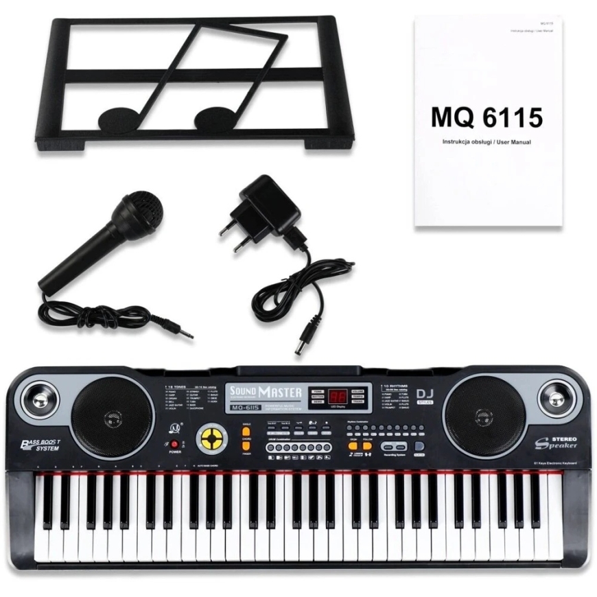 MQ 6115 klaviatūra elektroninis edukacinis nešiojamas – 2
