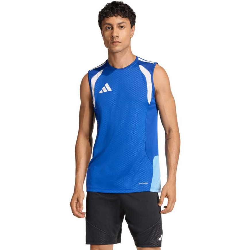 Vīriešu adidas Tiro 26 Competition bez piedurknēm krekls zils KA7613 (M)