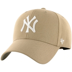 47 Brand Cap with Visor '47 New York Yankees Wool Dark Beige B-MVP17WBV-KHB
