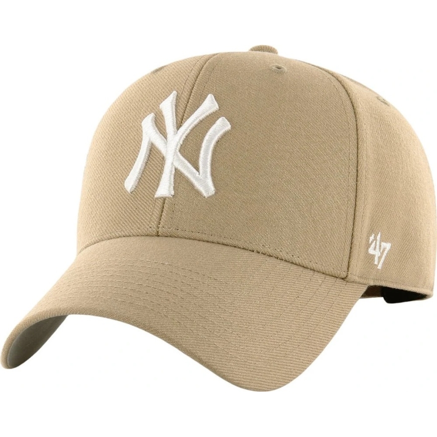 47 Brand Кепка с козырьком '47 New York Yankees Wool Темно-бежевый B-MVP17WBV-KHB – 2