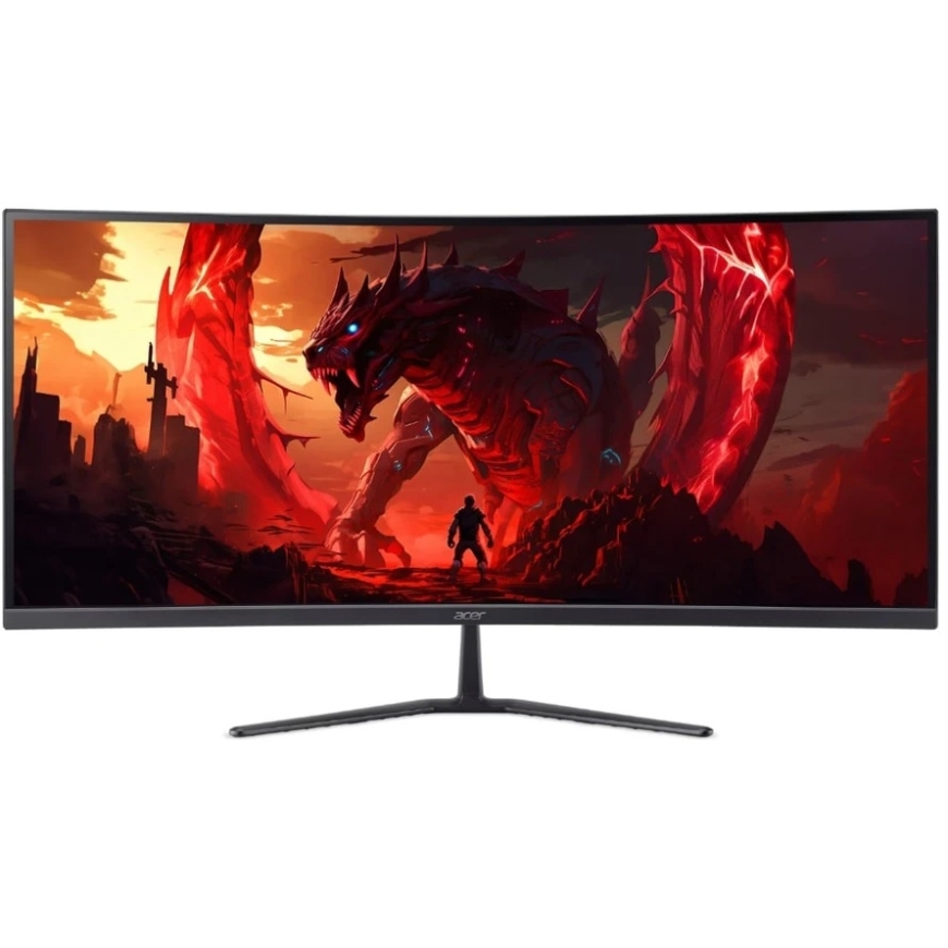 ACER LCD monitors Nitro ED340CURW0bmiipx, 86 cm (34") izliekts, 3440x1440@240Hz, 250 cd/m², 178°/178°, 1 ms, HDMI, DP, skaļruņi,