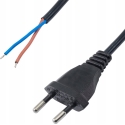 Akyga maitinimo laidas ak-ot-05a cee 7 16 open tip 250v 50hz 2x0.75mm2 cu 1.5m