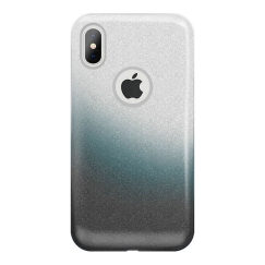 Чехол Apple iPhone X / iPhone XS с градиентным блеском 3в1 затемненный