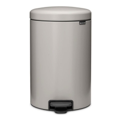 BRABANTIA мусорное ведро с педалью NewIcon 20 л Soft Grey 254406 (8710755254406)