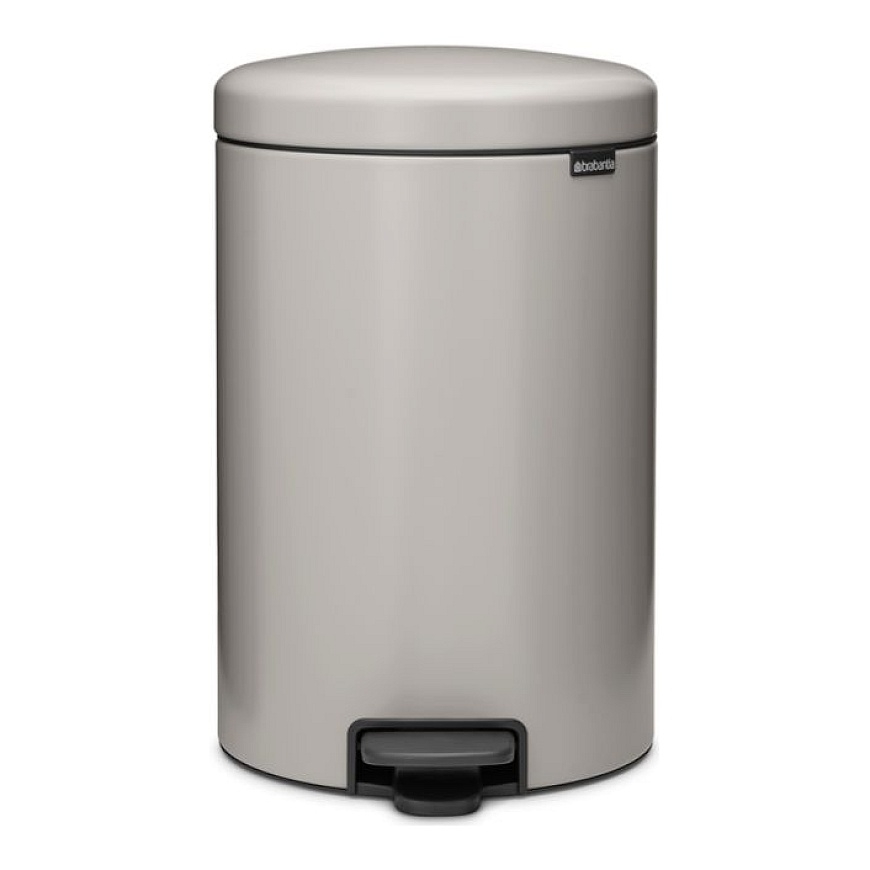 BRABANTIA prügikast pedaaliga NewIcon 20 l Soft Grey 254406 (8710755254406)