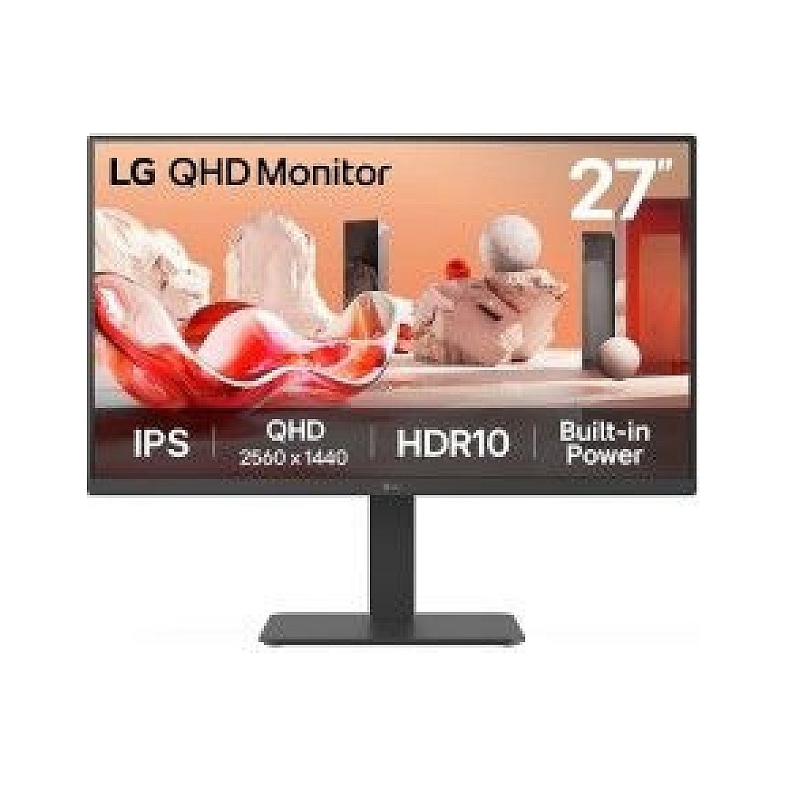LG DATORA MONITORS 27BA45QB 27” QHD IPS MONITORS