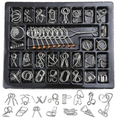 OEM Metal Puzzle Type A 8 pcs - Wire Puzzle - Logic Puzzle
