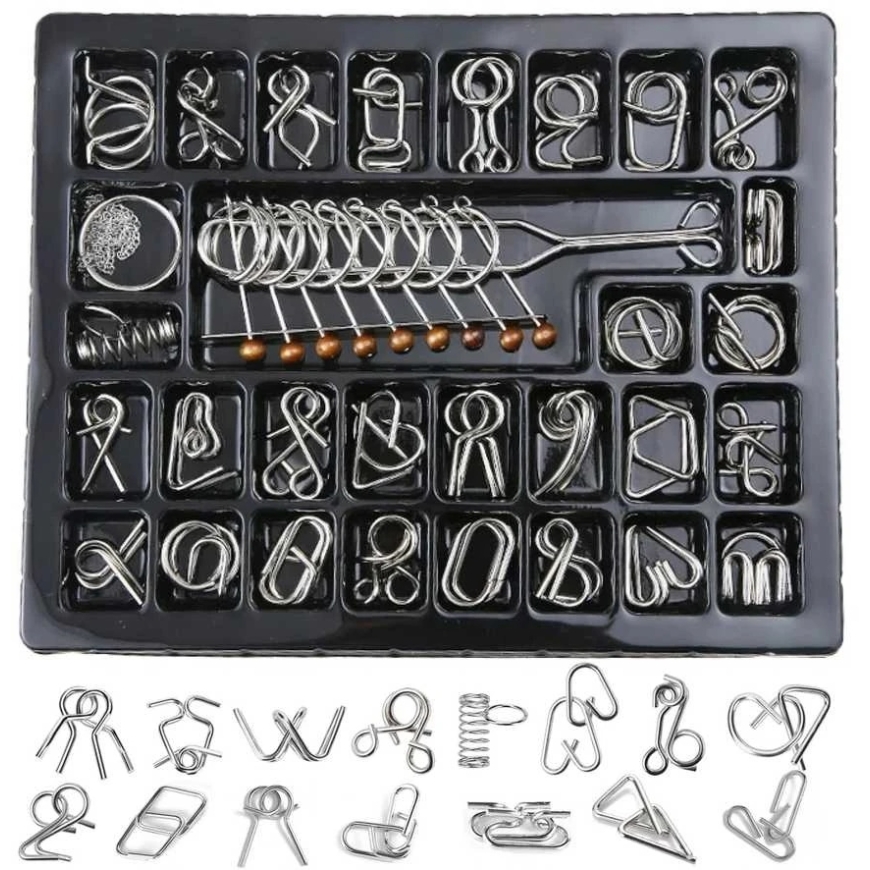 OEM Metallist pusle Tüüp A 8 tk - Traatpusle - Loogiline pusle