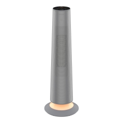 HT 1200 Fan Heater with 2500 Watt, Eco function, LED-Touch-Display & Oszillation – elegant Design in anthracite