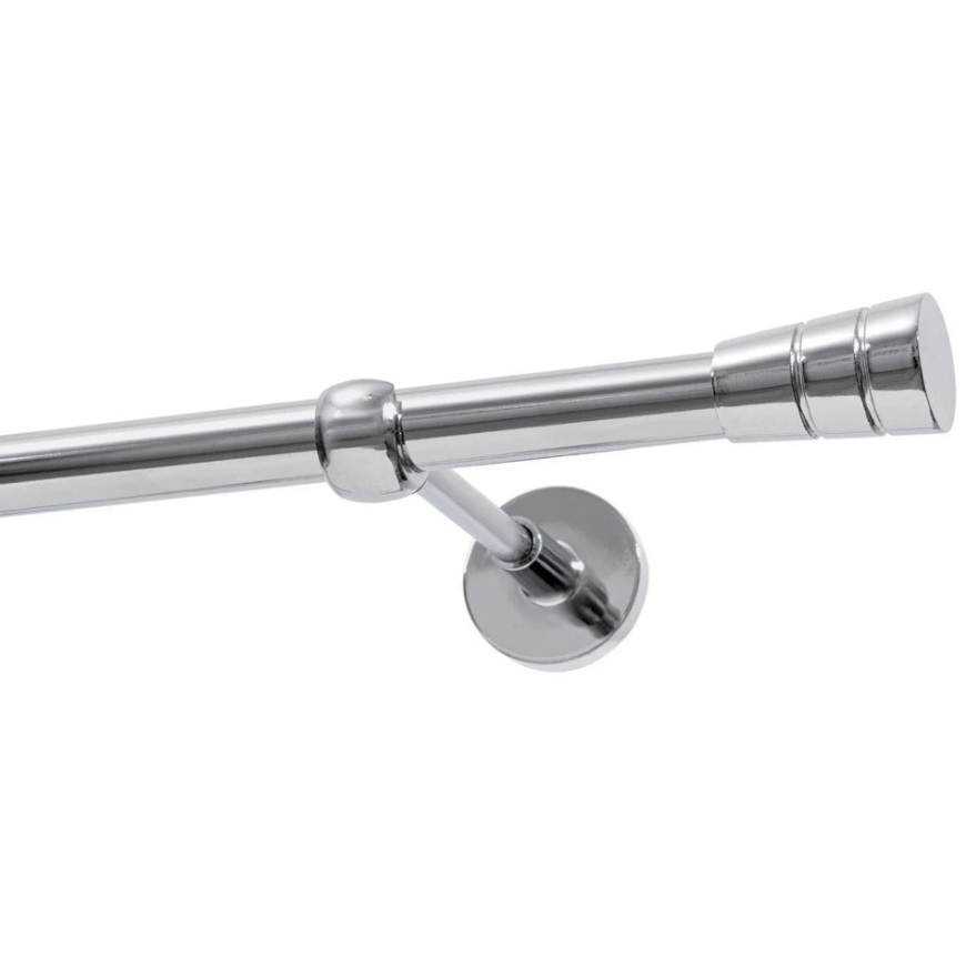 Decastyl Vienkartinis karnizas FI 19 mm chromas 400 cm kūginis KOWALSKI – 2