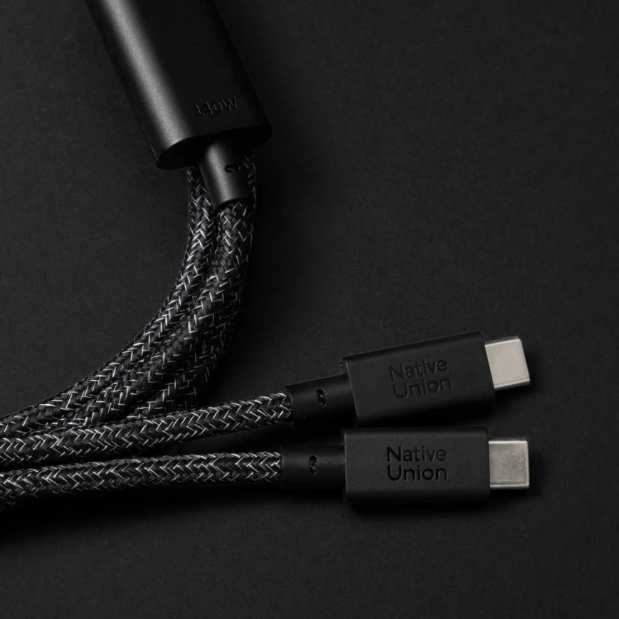 Native Union vyökaapeli (USB-C - USB-C) 2 m, avaruus – 3