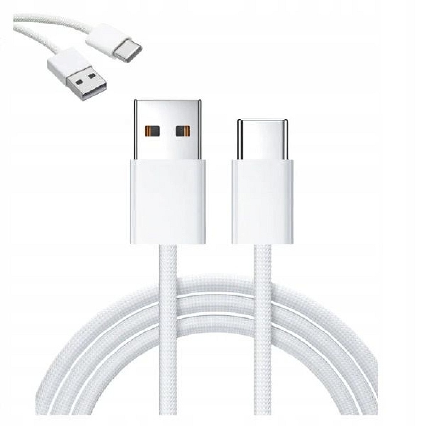 Кабель Zenwire USB-A - USB-C 2 м белый (1000581) (5904507521004)