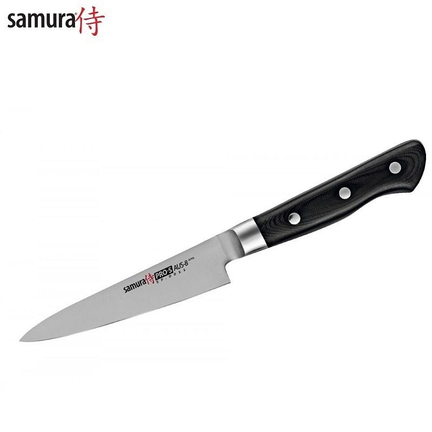 Samura PRO-S Yleinen keittiöveitsi 115 mm AUS 8 Japanilaisesta teräksestä 58 HRC