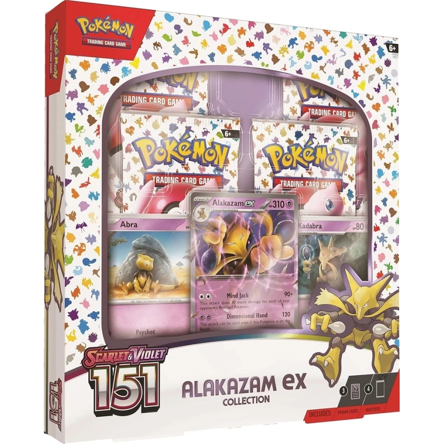 Keräilykorttisarja - Pokémon Scarlet & Violet—151 Alakazam ex -laatikko